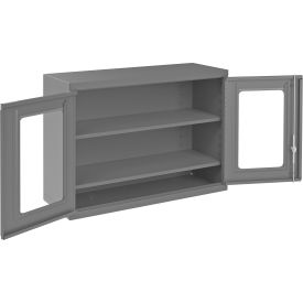 Durham Mfg.® Wall Mountable Storage Cabinet 35-7/8"W x 13-11/16"D x 27"H All-Welded Gray 