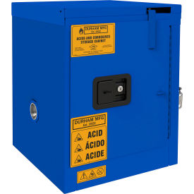 Durham Mfg.® Corrosive Storage Cabinet Self Close 4 Gal. Cap. 17-3/8"W x 18-1/8"D x 23-3/8"H 