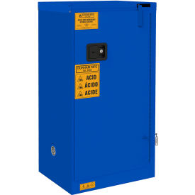 Durham Mfg.® Corrosive Storage Cabinet Self Close 16 Gallon Capacity 23"W x 18"D x 45-3/8"H 