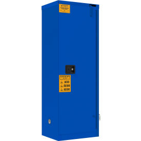 Durham Mfg.® Corrosive Storage Cabinet Self Close 22 Gal Cap. 23-5/16"W x 18-1/8"D x 66-3/8"H 
