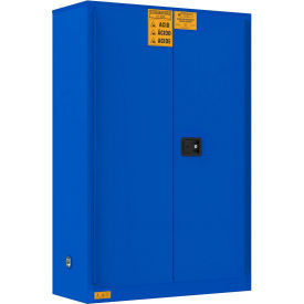 Durham Mfg.® Corrosive Storage Cabinet Manual Close 45 Gallon Capacity 43"W x 18"D x 65"H 
