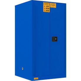 Durham Mfg.® Corrosive Storage Cabinet Manual Close 60 Gallon Capacity 34"W x 34"D x 65"H 