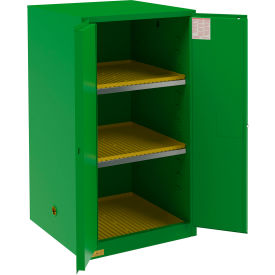 Durham Mfg. Pesticide Storage Cabinet Manual Close 60 Gal. Cap. 34-3/16"W x 34-3/16"D x 65-1/8"H 