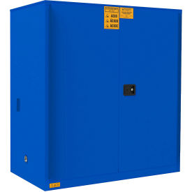 Durham Mfg.® Corrosive Storage Cabinet Manual Close 120 Gallon Capacity 59"W x 34"D x 65"H 