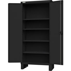 Durham Mfg.® Industrial Duty Storage Cabinet 36"W x 18"D x 78"H Gray All-Welded 
