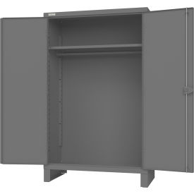Durham Mfg.® Heavy Duty Storage Cabinet 48"W x 24"D x 78"H Gray All-Welded 