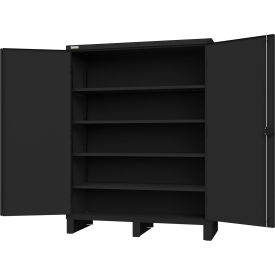 Durham Mfg.® Heavy Duty Storage Cabinet 60"W x 24"D x 78"H Gray All-Welded 