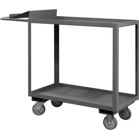 Durham Mfg® Order Picking Cart w/2 Shelves 1200 lb. Capacity 48""L x 24""W x 37-5/8""H Gray