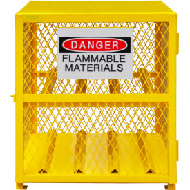 Durham Mfg.® Horizontal Gas Cylinder Cabinet 4 Cylinders Cap. 29-3/4"W x 30-1/8"D x 34-7/8"H 