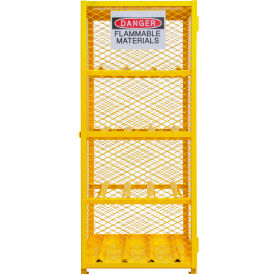Durham Mfg.® Horizontal Gas Cylinder Cabinet 8 Cylinders Capacity 30"W x 30-3/16"D x 71-7/8"H 
