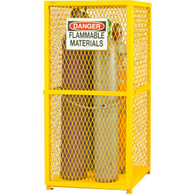 Durham Mfg.® Vertical Gas Cylinder Cabinet 9 Cylinders Cap. 30-7/16"W x 30-3/16"D x 71-3/4"H 