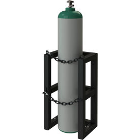 Durham Mfg.® Vertical Gas Cylinder Rack 1 Vertical Cylinder Capacity 16"W x 12"D x 30"H 