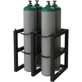 Durham Mfg.® Vertical Gas Cylinder Rack 4 Vertical Cylinders Capacity 30"W x 24"D x 30"H 