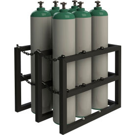 Durham Mfg.® Vertical Gas Cylinder Rack 6 Vertical Cylinders Capacity 30"W x 36"D x 30"H 