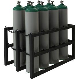 Durham Mfg.® Vertical Gas Cylinder Rack 8 Vertical Cylinders Capacity 30"W x 48"D x 30"H 
