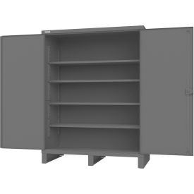Durham Mfg.® Extra Heavy Duty Storage Cabinet 60"W x 30"D x 78"H Gray All-Welded 