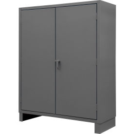 Global Industrial B2682416 Global Industrial™ Heavy Duty Combination Cabinet w/ 5 Shelves & Hanger Bar, 48"W x 24"D x 78"H image.