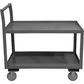 Durham Mfg Co. LDO-2436-2-ALU-95 Durham Mfg.® Low Deck Service Cart LDO-2436-2-ALU-95 - All Lips Up 1200 Lb. Capacity image.