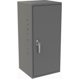 Utility Wall Mount Cabinet, 13-3/4"W x 12-3/4"D x 30"H, Assembled, Dark Gray view 2