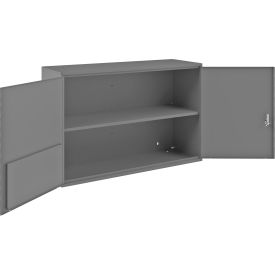 Durham Mfg.® Wall Mounted Storage Cabinet 33-3/4"W x 11-7/8"D x 23-7/8"H Gray 