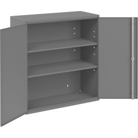 Durham Mfg.® Wall Mounted Storage Cabinet 26-9/16"W x 11-7/8"D x 30"H Gray 