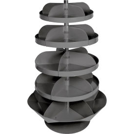 Durham Mfg.® Multi-Sized Merchandising Rotabin® 44"W x 44"D x 65-3/4"H Gray 