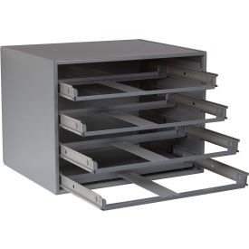 Durham Slide Rack 307-95 - For Small Compartment Storage Boxes - Fits Four Boxes Durham Slide Rack 307-95 - For Small Compartment Storage Boxes - Fits Four Boxes