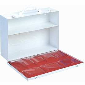 First Aid Cabinet 2-Shelf Fall Down Door - 15-x4-1/2x10-1/4