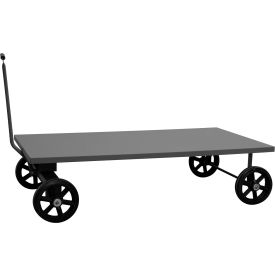 Durham Mfg.® 5th Wheel Truck Mold-on Rubber Wheels 2000 lb. Cap. 62-1/4"L x 30"W Gray 
