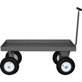 Durham Mfg.® 5th Wheel Platform Truck 3" Lips Up 2000 lb. Cap. 50-1/4"L x 24"W Gray 