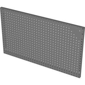Durham Mfg Co. 915-95 Durham Wall Mountable Pegboard Panel With (10) 8" Pegboard Hooks, 34-3/4"W x 1"D x 20-3/4"H - Gray image.