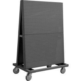 Durham Mfg.® A-Frame Truck with Pegboard Panel 36-3/4"W x 24"D x 55-3/4"H Gray 