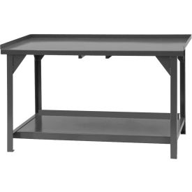 Durham Mfg Co. DWB-3060-BE-95 Durham Workbench with Back & End Stops, 60 x 30", Steel Square Edge image.
