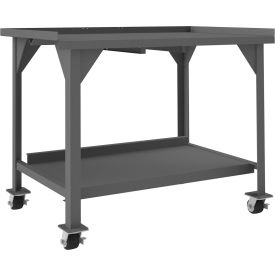 Durham Mfg.® Mobile Heavy Duty Workbench Fixed Height 48"W x 30"D x 39-13/16"H 4000 lb. Cap. 