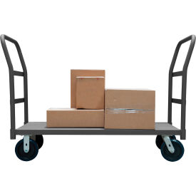 Durham Mfg.® Platform Truck w/Push Handle 3600 lb. Cap. 55-1/4"L x 24-3/8"W Gray 