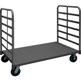 Durham Mfg.® Platform Truck w/Push Handle 3600 lb. Cap. 75-5/16"L x 30-3/8"W Gray 