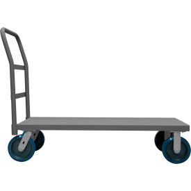 Durham Mfg.® Platform Truck w/Push Handle 8" Casters 3600 lb. Cap. 51-5/8"L x 30-3/8"W Gray 