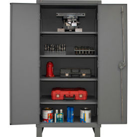 Global Industrial B2169504 Global Industrial™ Heavy Duty Cabinet,12 Gauge, 36"W x 24"D x 78"H, Gray image.