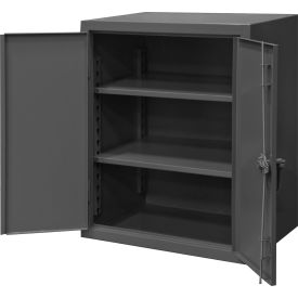 Extra Heavy Duty Cabinet, 12 Gauge, 48"W x 24"D x 42"H, Gray view 2