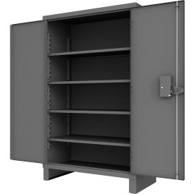 Durham Mfg.® Access Control Cabinet with Electronic Lock 12 Gauge 48"W x 24"D x 78"H Gray 