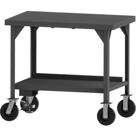 Mobile Heavy Duty Workbench, Fixed Height, 60"W x 36"D x 43-11/16"H, 3600 lb. Cap. view 2