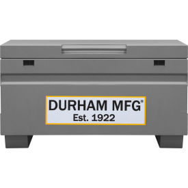 Durham Mfg.® Jobsite Storage Box 36"W x 19"D x 21-1/2"H Gray 