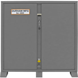 Durham Mfg.® Jobsite Storage Cabinet 60-1/16"W x 26-7/8"D x 60-3/4"H Gray 