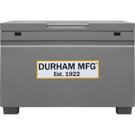 Durham Mfg.® Jobsite Storage Box 48"W x 30-1/16"D x 33-7/8"H Gray 