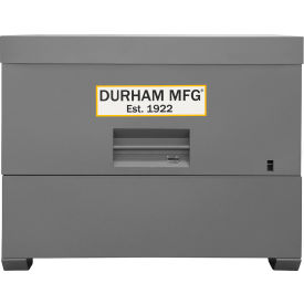 Durham Mfg.® Jobsite Piano Box 60-1/2"W x 34-3/4"D x 49-3/8"H Gray 