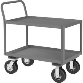 Durham Mfg.® Platform Truck with 2 Shelves 1200 lb. Cap. 39"L x 24-1/4"W x 40-15/16"H Gray 