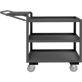 Durham Mfg.® Order Picking Cart w/3 Shelves 1200 lb. Cap. 48-3/8"L x 18-1/4"W x 40-1/4"HGray 