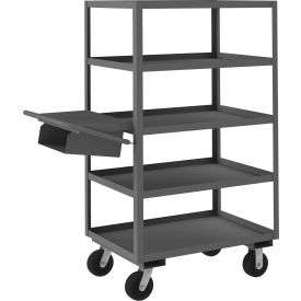 Durham Mfg.® Order Picking Cart with 5 Shelves 3600 lb. Cap. 52-3/8"L x 24-1/4"W x 65"H Gray 