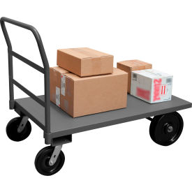 Durham Mfg.® Platform Truck w/Push Handle 5000 lb. Cap. 51-5/8"L x 24-3/8"W Gray 