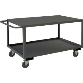 Durham Mfg.® Stock Cart with 2 Shelves 1200 lb. Cap. 54-1/4"L x 30-1/4"W x 30"H Gray 